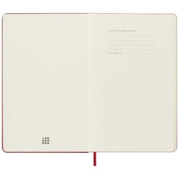 Agenda settimanale 12 mesi formato L con copertina rigida Moleskine Gadget.it