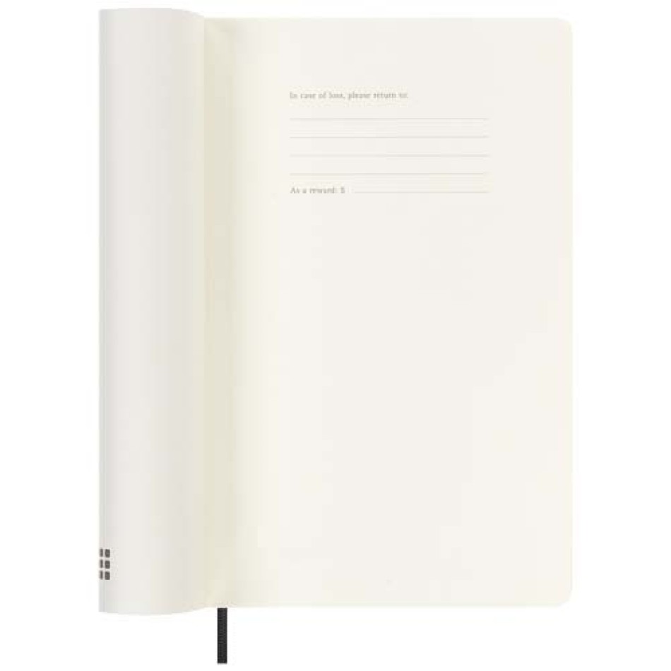 Agenda settimanale formato L 12 mesi con copertina morbida 100%VEGEA® Boa Moleskine Gadget.it