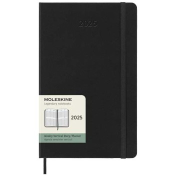 Agenda verticale 12 mesi formato L con copertina rigida Moleskine Gadget.it