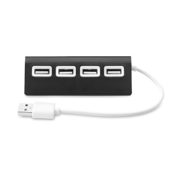 ALUHUB - Hub 4 porte USB Gadget.it