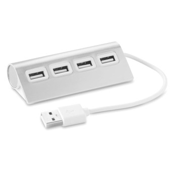 ALUHUB - Hub 4 porte USB Gadget.it