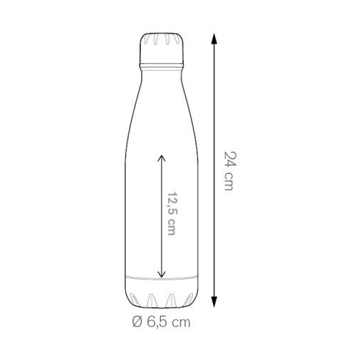 ALUM BOTTLE 600 Gadget.it