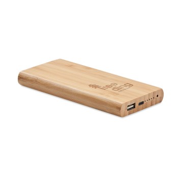 ARENA C - Power bank in bamboo da 6000mAh Gadget.it