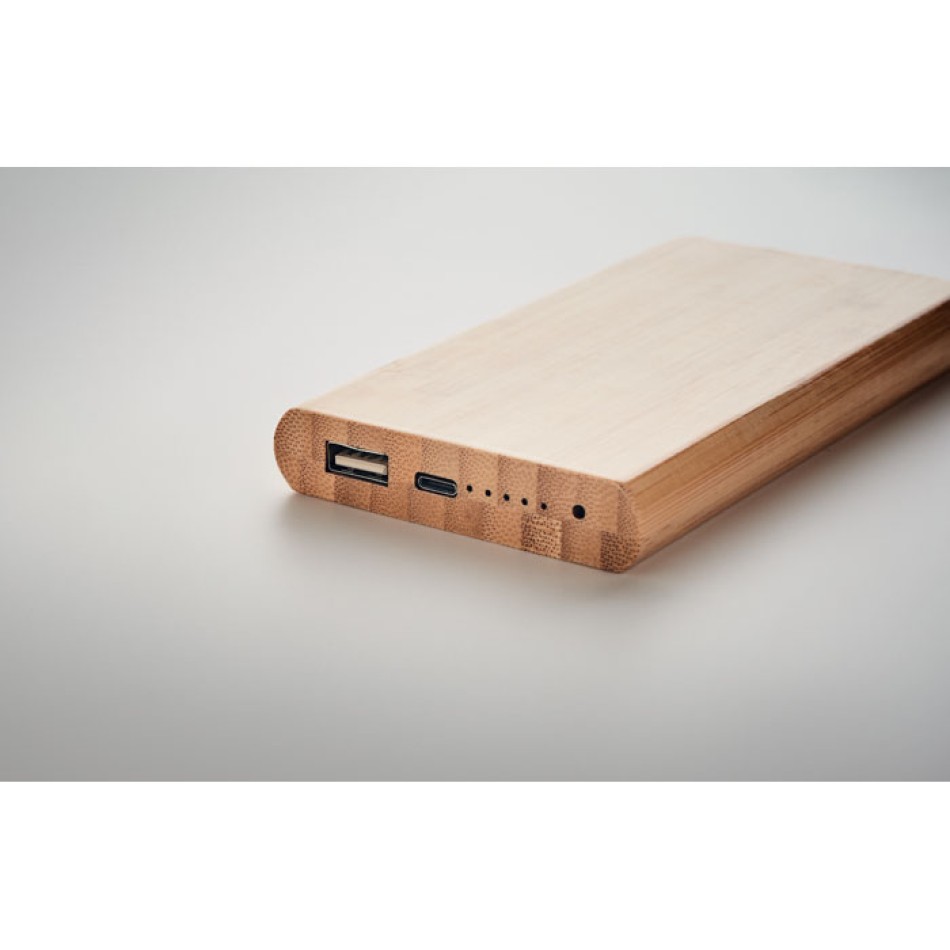 ARENA C - Power bank in bamboo da 6000mAh Gadget.it