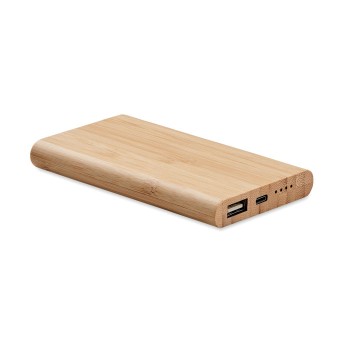 ARENAPOWER C - Power bank in bamboo da 4000mAh Gadget.it