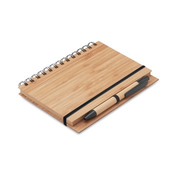 BAMBLOC - Notebook in bamboo con penna Gadget.it