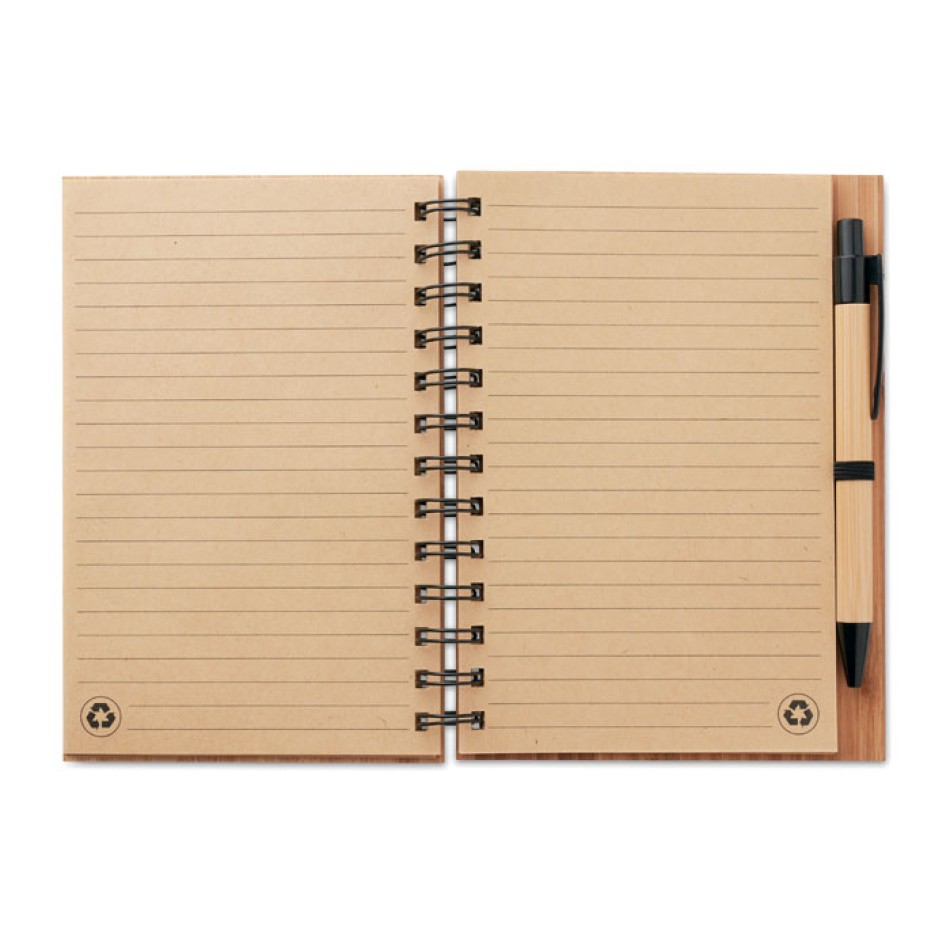 BAMBLOC - Notebook in bamboo con penna Gadget.it