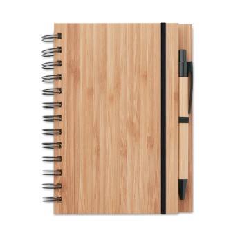 BAMBLOC - Notebook in bamboo con penna Gadget.it