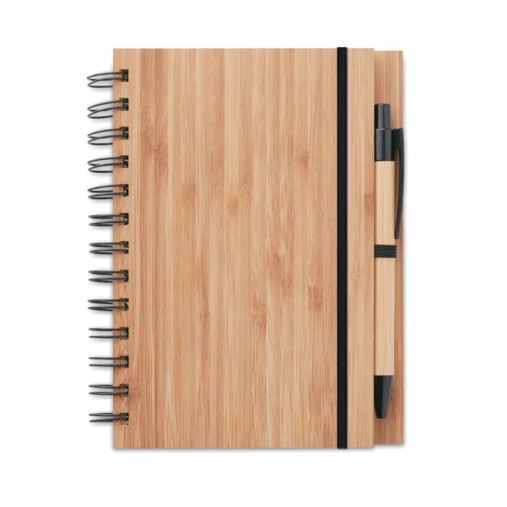 BAMBLOC - Notebook in bamboo con penna Gadget.it