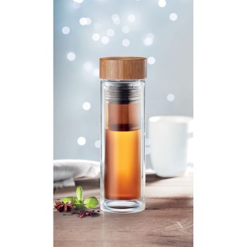 BATUMI GLASS - Bottiglia in vetro 400ml Gadget.it