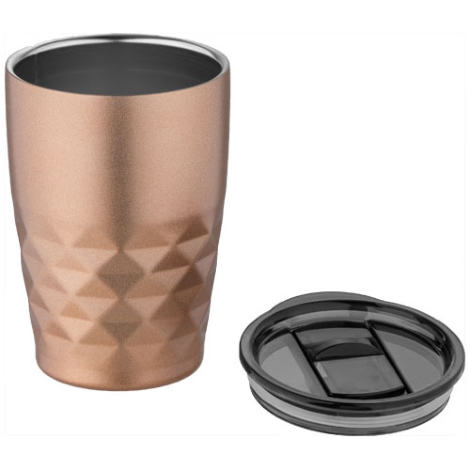 Bicchiere termico con isolamento sottovuoto Geo da 350 ml Gadget.it