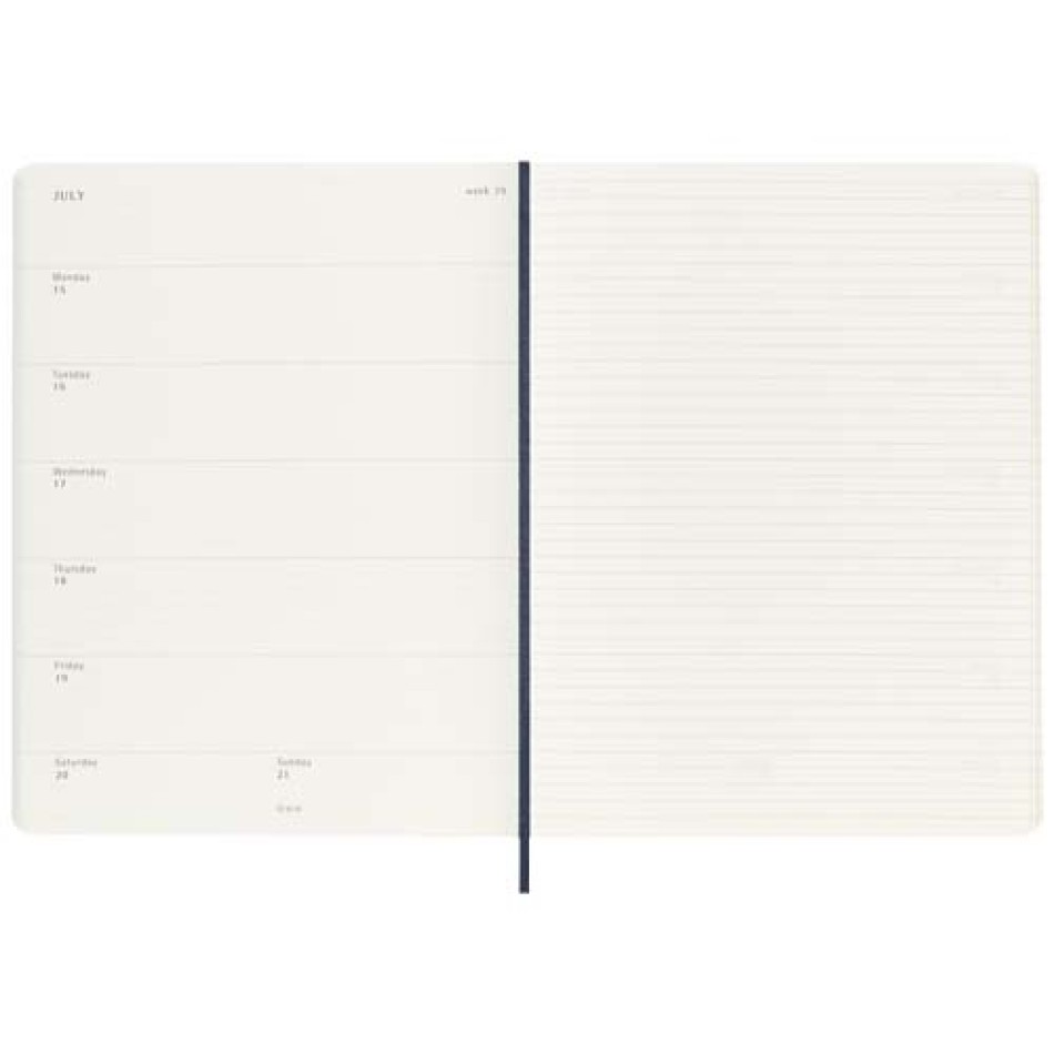 Blocco note 12 mesi formato XL con copertina morbida Moleskine Gadget.it