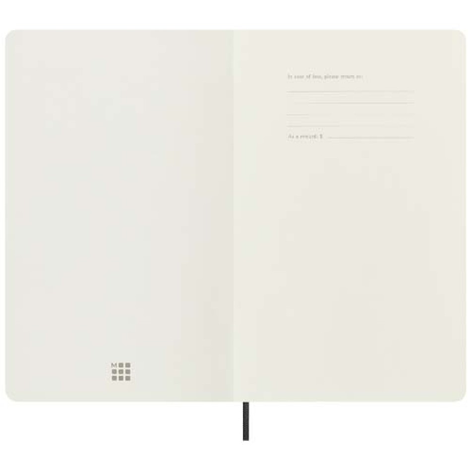 Blocco note con copertina morbida formato L - a righe Moleskine 100% VEGEA® Boa Gadget.it