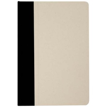 Blocco note formato A5 con copertina rigida in plastica derivante dalla canna da zucchero Liliana Gadget.it