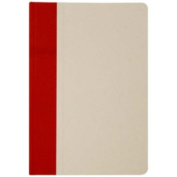 Blocco note formato A5 con copertina rigida in plastica derivante dalla canna da zucchero Liliana Gadget.it