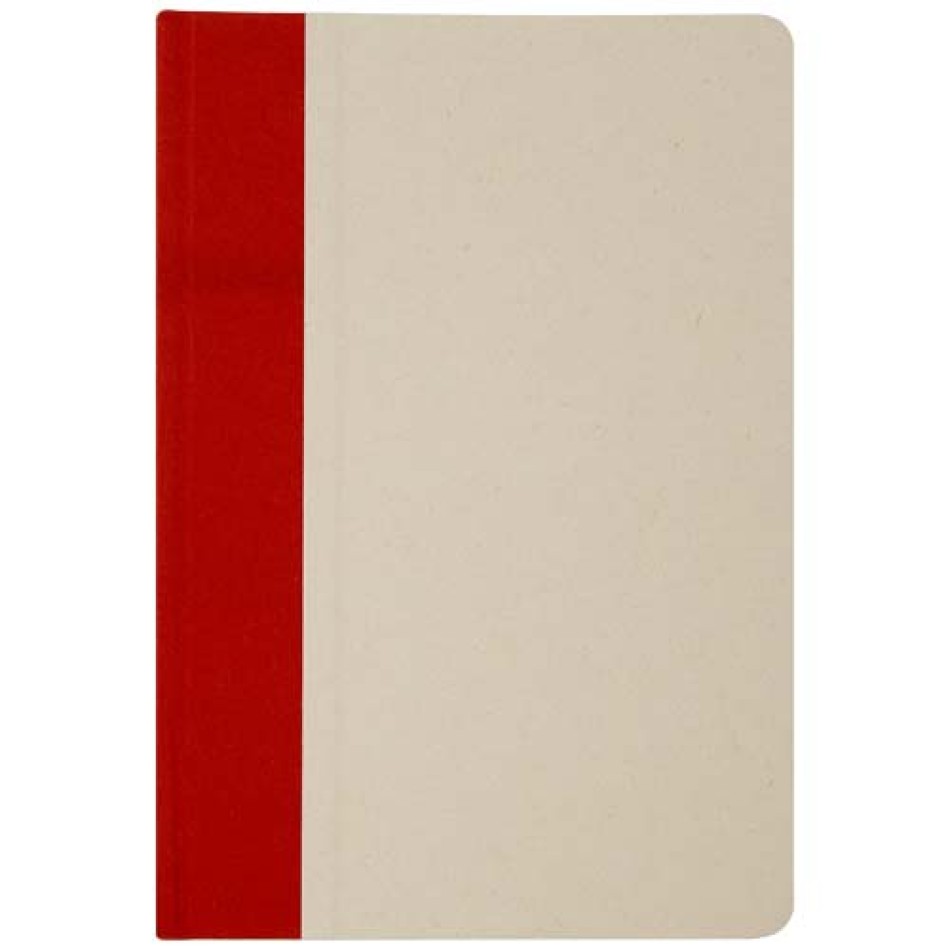 Blocco note formato A5 con copertina rigida in plastica derivante dalla canna da zucchero Liliana Gadget.it