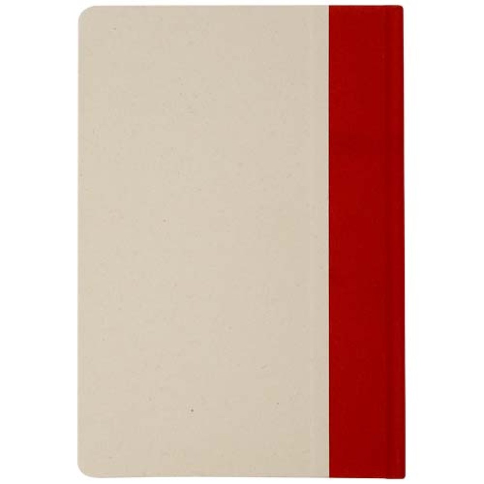 Blocco note formato A5 con copertina rigida in plastica derivante dalla canna da zucchero Liliana Gadget.it