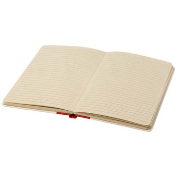 Blocco note formato A5 con copertina rigida in plastica derivante dalla canna da zucchero Liliana Gadget.it