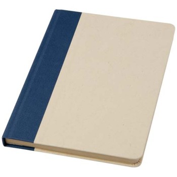 Blocco note formato A5 con copertina rigida in plastica derivante dalla canna da zucchero Liliana Gadget.it