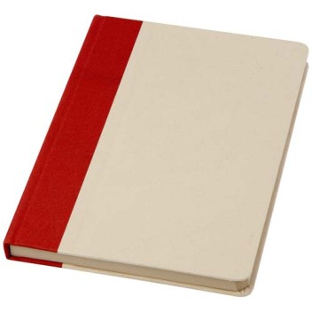 Blocco note formato A5 con copertina rigida in plastica derivante dalla canna da zucchero Liliana Gadget.it