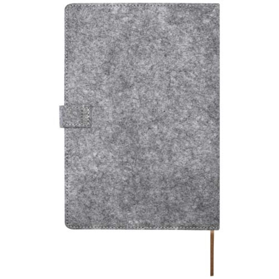 Blocco note formato A5 in sughero e feltro riciclato Viviana Gadget.it