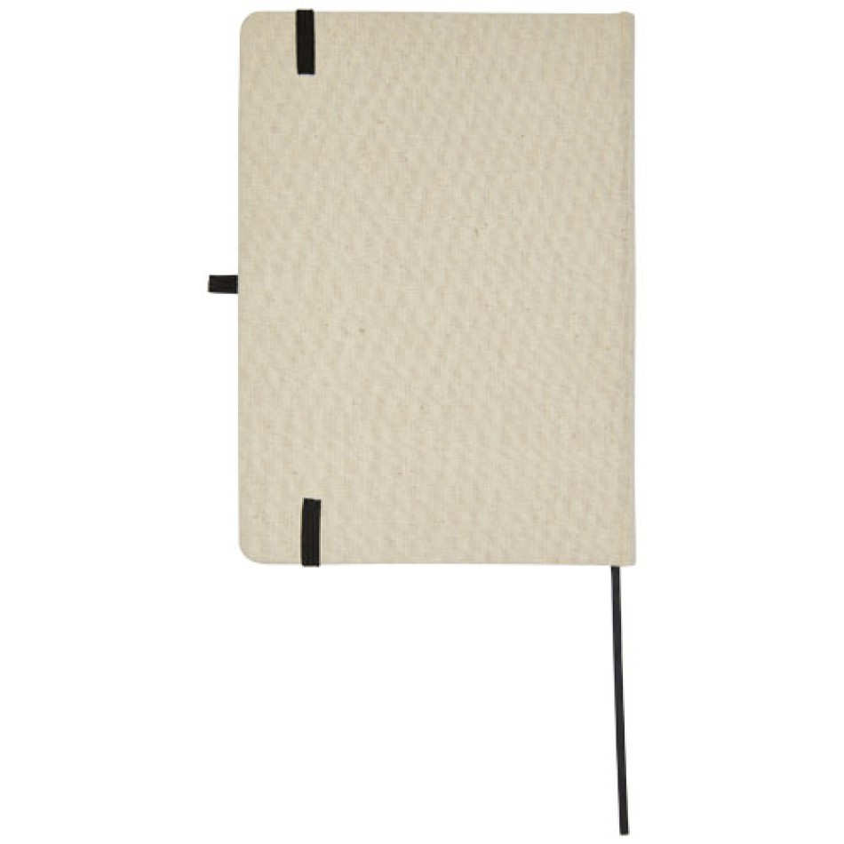 Blocco note in cotone biologico con copertina rigida Tutico Gadget.it