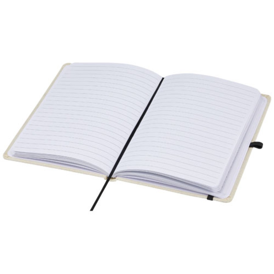 Blocco note in cotone biologico con copertina rigida Tutico Gadget.it