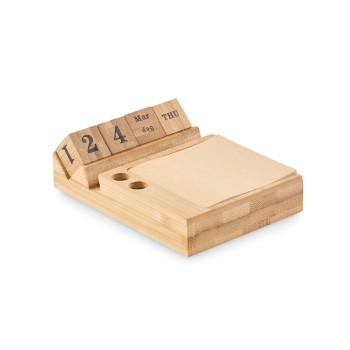 BOOTOP - Calendario da tavolo in Bamboo Gadget.it