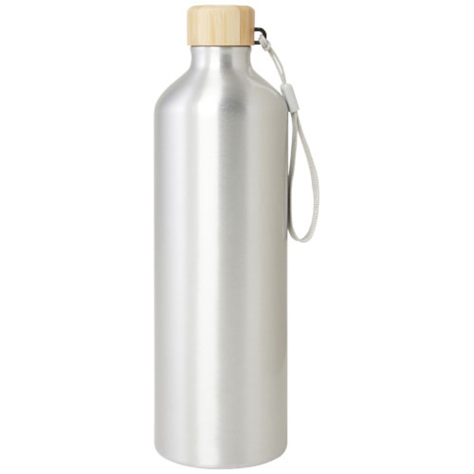 Borraccia in alluminio riciclato certificato RCS da 1000 ml Malpeza Gadget.it