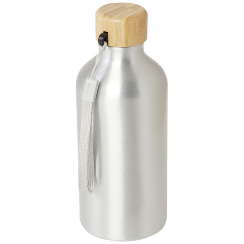 Borraccia in alluminio riciclato certificato RCS da 500 ml Malpeza Gadget.it