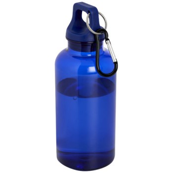 Borraccia in plastica riciclata certificata RCS da 400 ml con moschettone Oregon Gadget.it