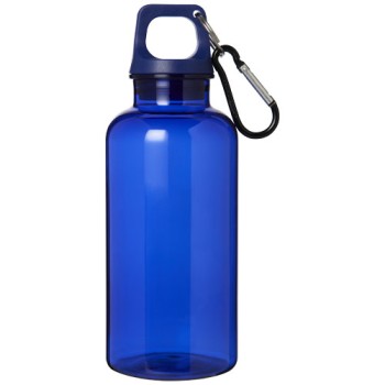 Borraccia in plastica riciclata certificata RCS da 400 ml con moschettone Oregon Gadget.it