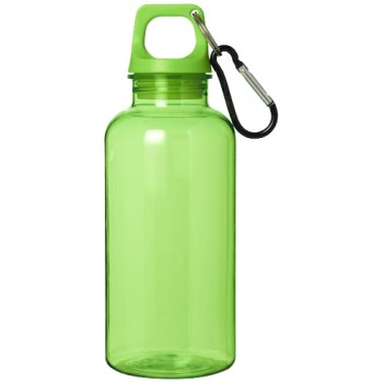 Borraccia in plastica riciclata certificata RCS da 400 ml con moschettone Oregon Gadget.it