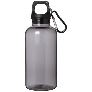 Borraccia in plastica riciclata certificata RCS da 400 ml con moschettone Oregon Gadget.it