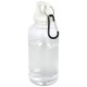 Borraccia in plastica riciclata certificata RCS da 400 ml con moschettone Oregon Gadget.it