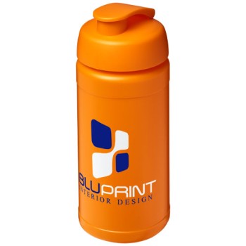 Borraccia sportiva Baseline® Plus da 500 ml con coperchio a scatto Gadget.it