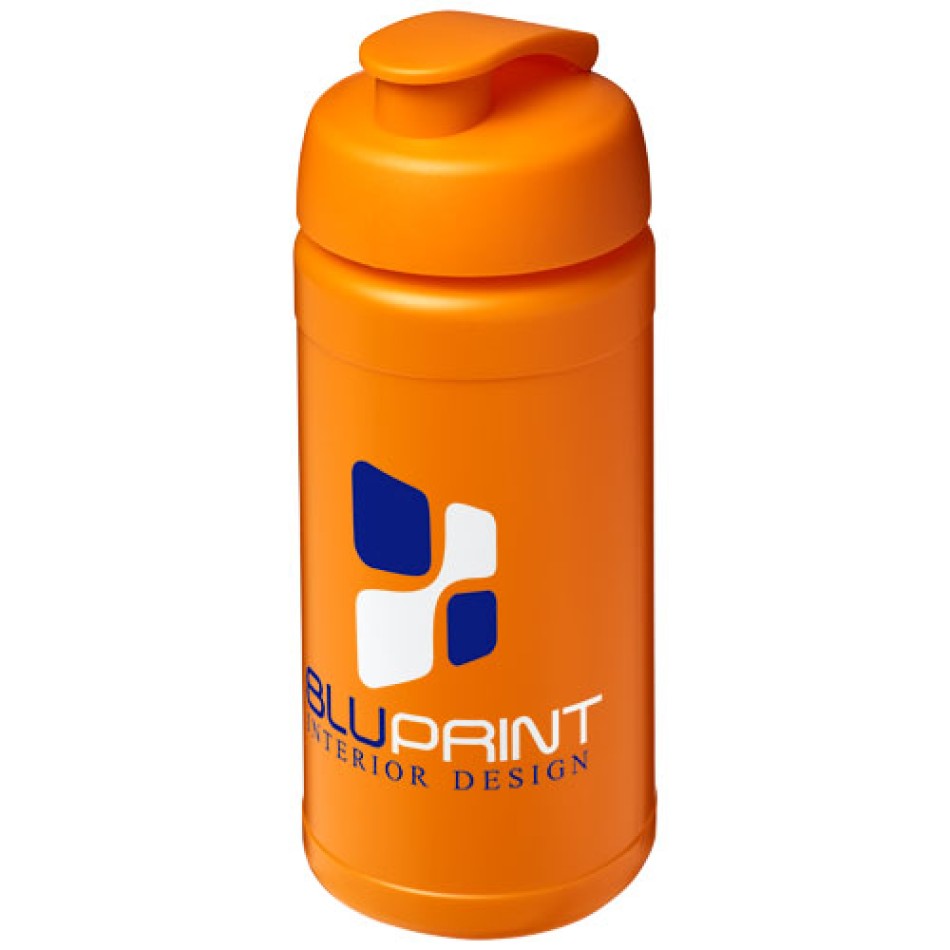 Borraccia sportiva Baseline® Plus da 500 ml con coperchio a scatto Gadget.it