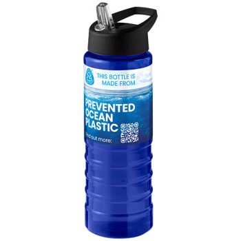 Borraccia sportiva con coperchio a beccuccio da 750 ml H2O Active® Eco Treble  Gadget.it