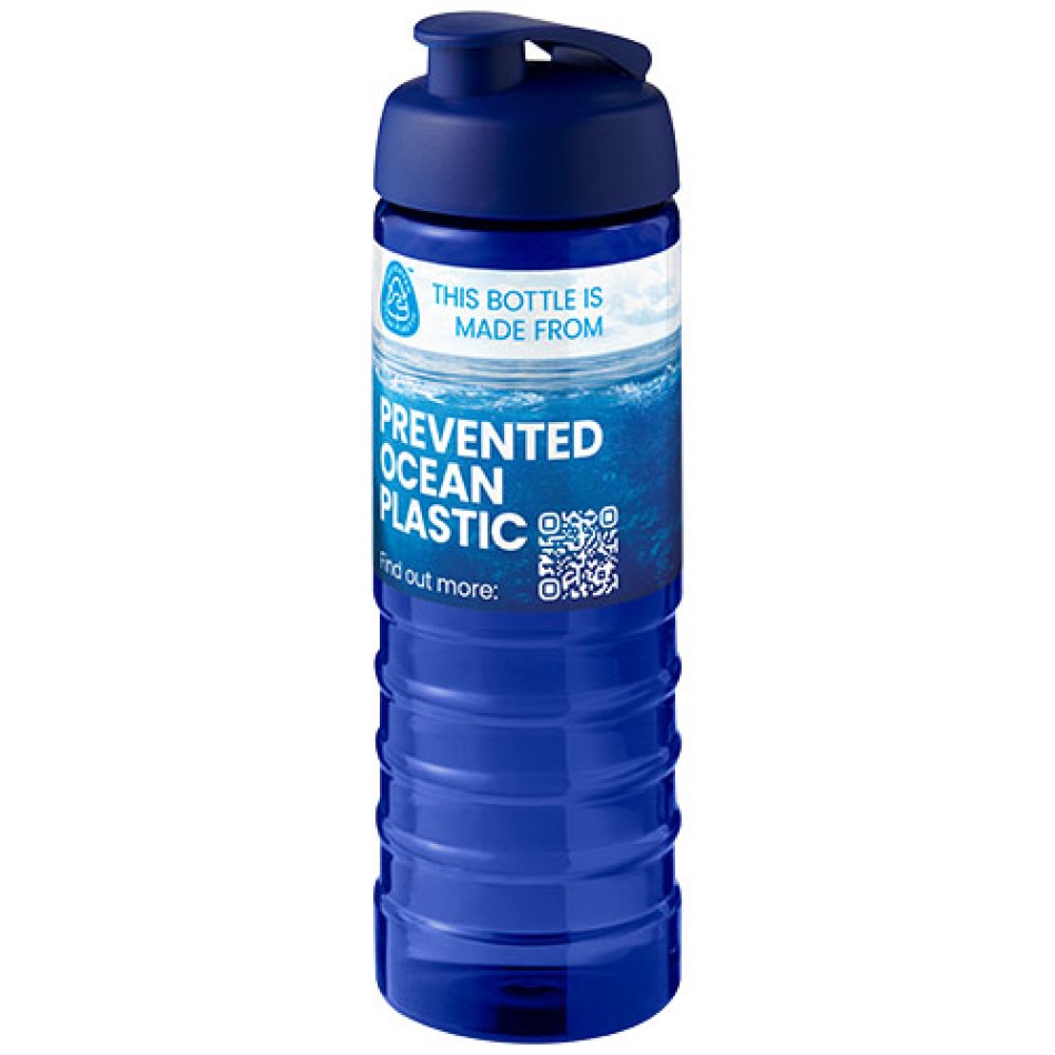 Borraccia sportiva con coperchio a scatto da 750 ml H2O Active® Eco Treble Gadget.it