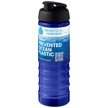 Borraccia sportiva con coperchio a scatto da 750 ml H2O Active® Eco Treble Gadget.it