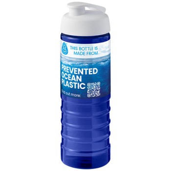 Borraccia sportiva con coperchio a scatto da 750 ml H2O Active® Eco Treble Gadget.it