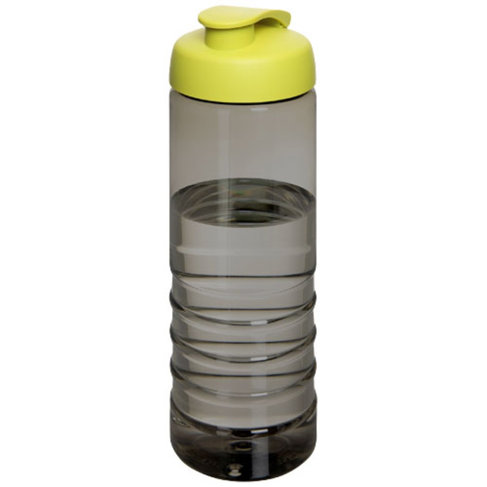 Borraccia sportiva con coperchio a scatto da 750 ml H2O Active® Eco Treble Gadget.it