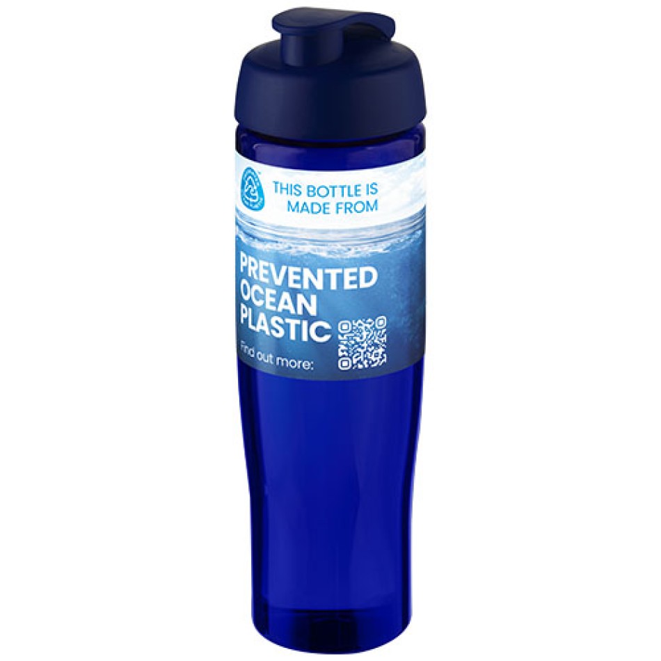 Borraccia sportiva da 700 ml con coperchio a scatto H2O Active® Eco Tempo Gadget.it