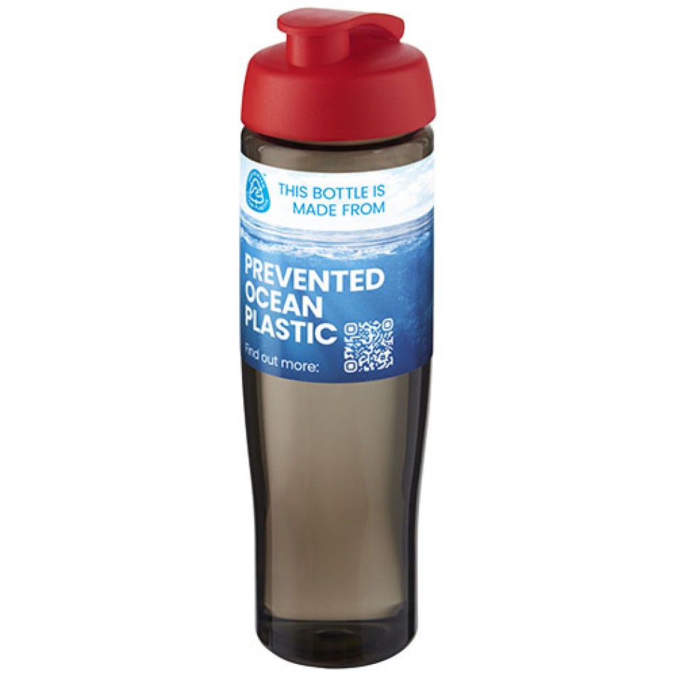 Borraccia sportiva da 700 ml con coperchio a scatto H2O Active® Eco Tempo Gadget.it