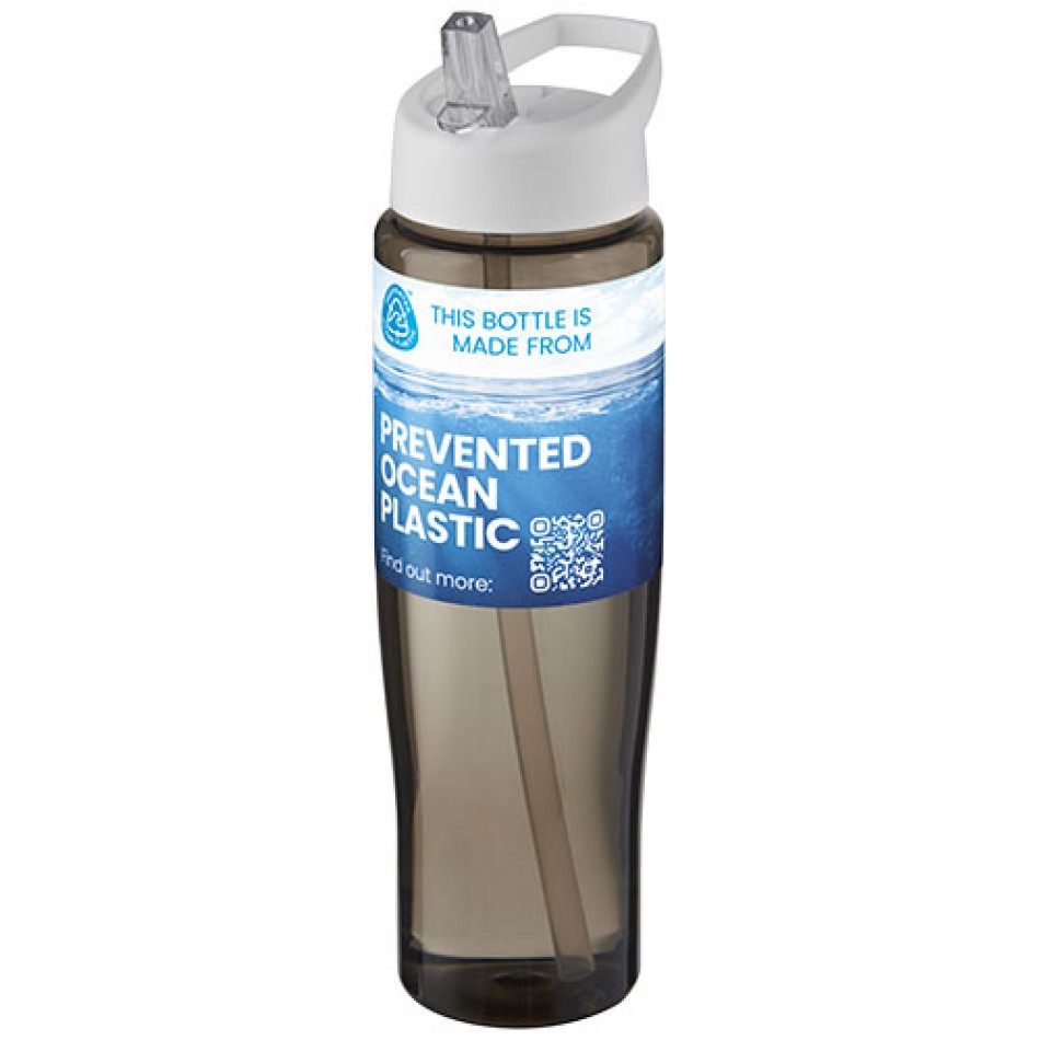 Borraccia sportiva da 700 ml con coperchio con beccuccio H2O Active® Eco Tempo Gadget.it