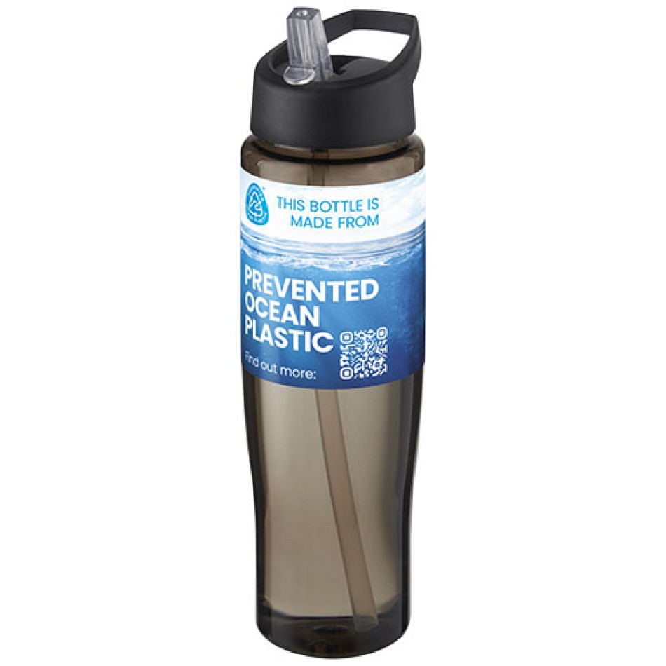 Borraccia sportiva da 700 ml con coperchio con beccuccio H2O Active® Eco Tempo Gadget.it