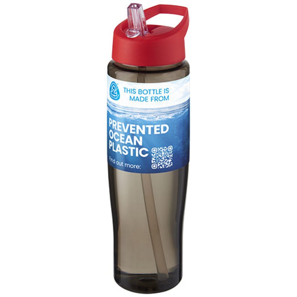 Borraccia sportiva da 700 ml con coperchio con beccuccio H2O Active® Eco Tempo Gadget.it