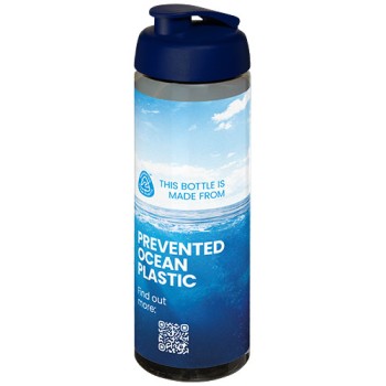 Borraccia sportiva da 850 ml con coperchio a scatto H2O Active® Eco Vibe Gadget.it