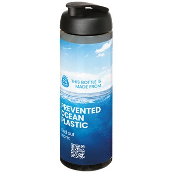 Borraccia sportiva da 850 ml con coperchio a scatto H2O Active® Eco Vibe Gadget.it