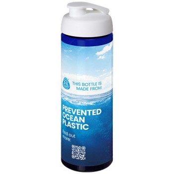 Borraccia sportiva da 850 ml con coperchio a scatto H2O Active® Eco Vibe Gadget.it